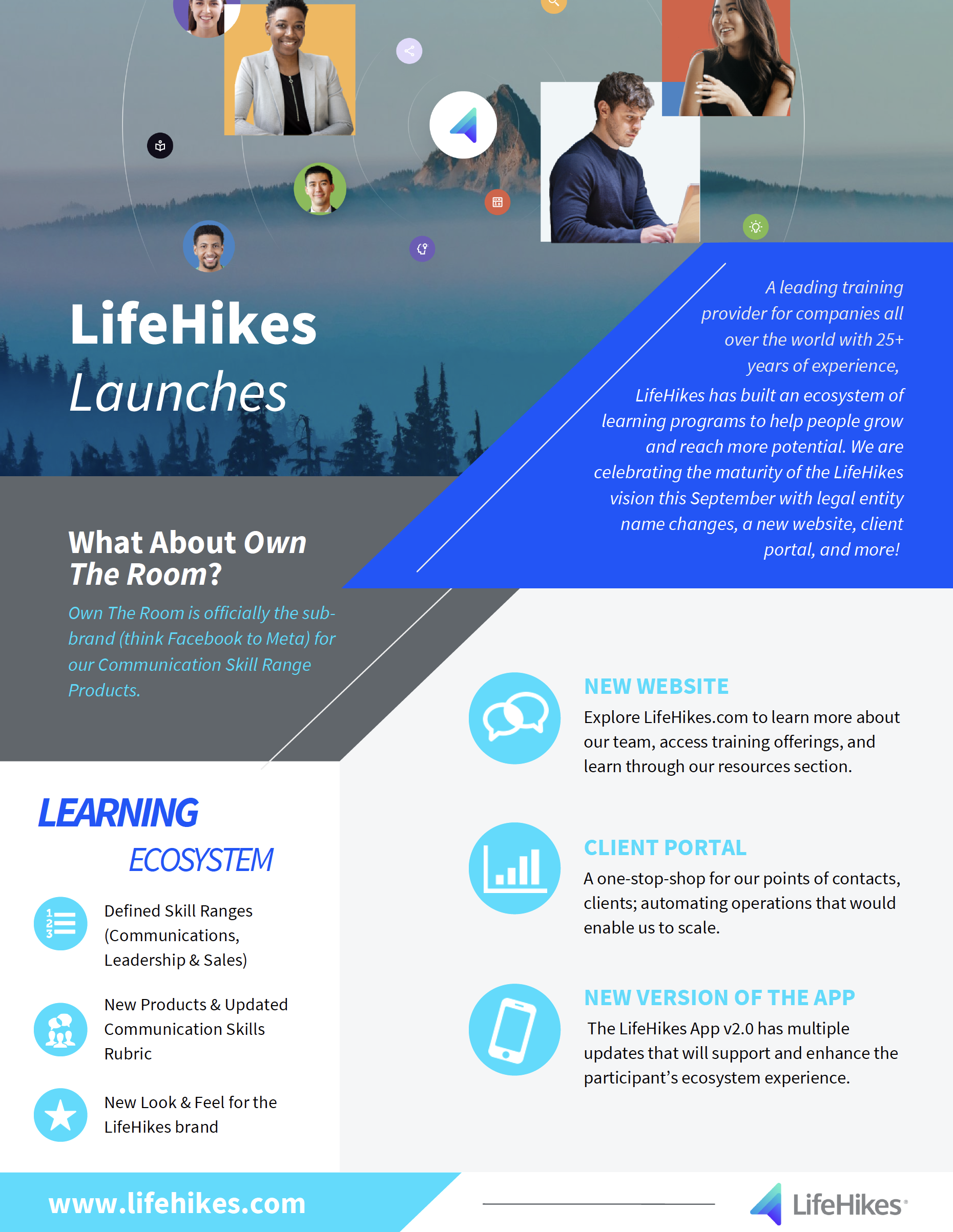LifeHikes Launch Announcement